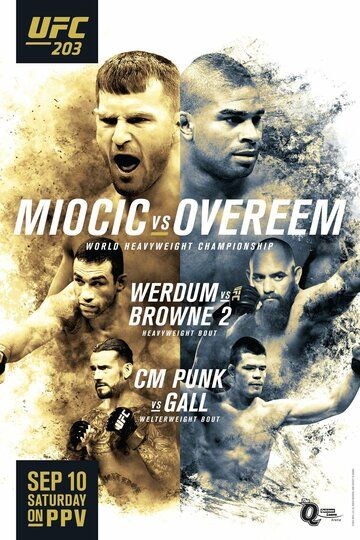 Постер фильма «UFC 203: Miocic vs. Overeem»