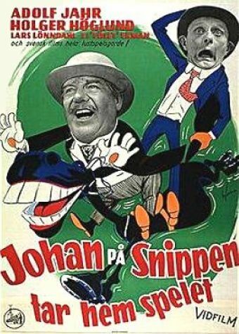 Постер фильма «Johan på Snippen tar hem spelet»