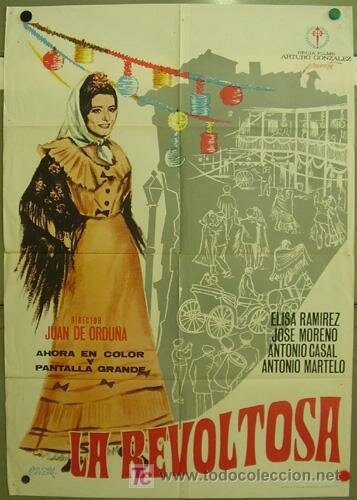 Постер фильма «La revoltosa»
