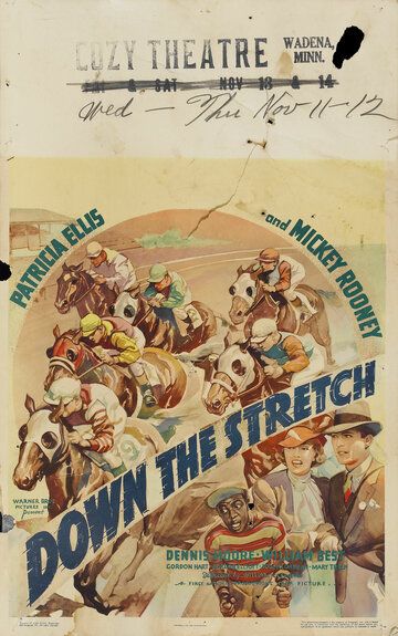 Постер фильма «Down the Stretch»