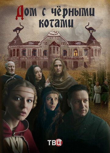 Постер фильма «Дом с чёрными котами»