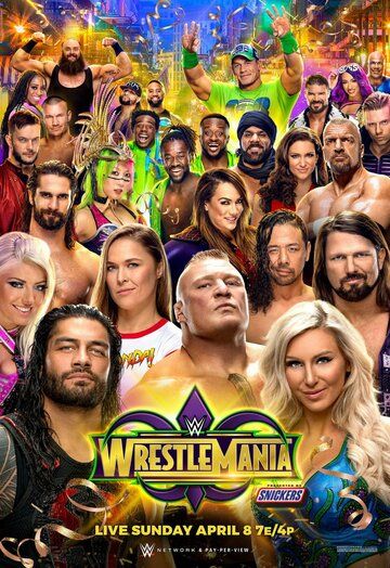 Постер фильма «WWE РестлМания 34»