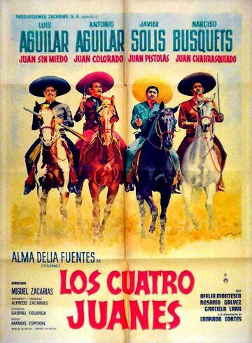 Постер фильма «Los cuatro Juanes»