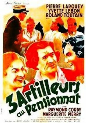 Постер фильма «Trois artilleurs au pensionnat»