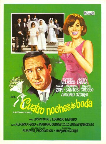 Постер фильма «Cuatro noches de boda»