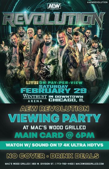 Постер фильма «All Elite Wrestling: Revolution»