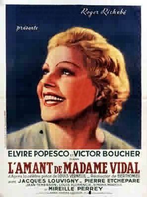 Постер фильма «L'amant de Madame Vidal»