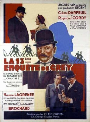 Постер фильма «La treizième enquête de Grey»