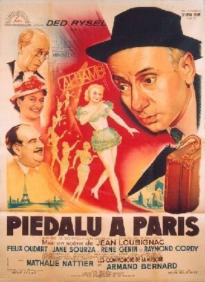 Постер фильма «Piédalu à Paris»