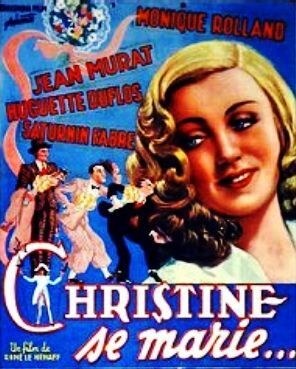 Постер фильма «Christine se marie»