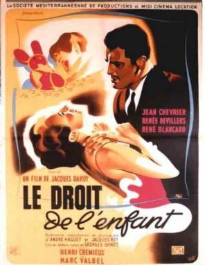 Постер фильма «Le droit de l'enfant»