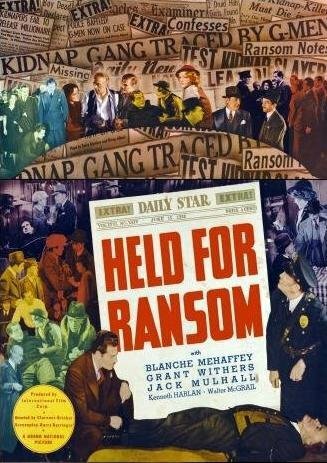 Постер фильма «Held for Ransom»