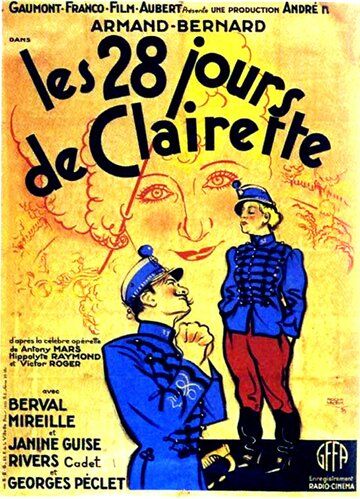 Постер фильма «Les vingt-huit jours de Clairette»