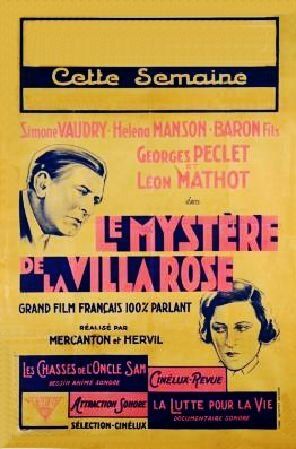 Постер фильма «Le mystère de la villa rose»