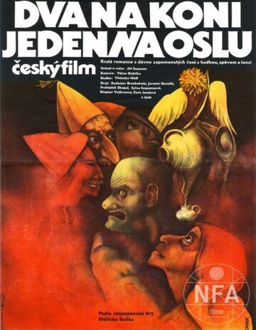 Постер фильма «Двое на коне, один на осле»