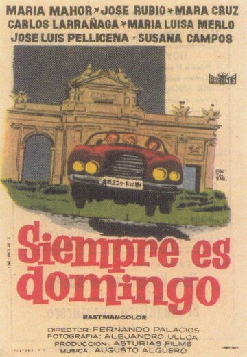 Постер фильма «Siempre es domingo»