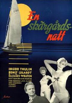 Постер фильма «En skärgårdsnatt»