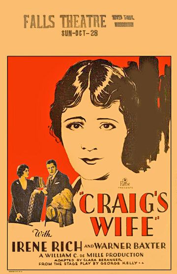 Постер фильма «Craig's Wife»