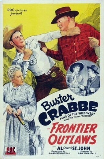 Постер фильма «Frontier Outlaws»
