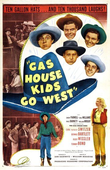 Постер фильма «Gas House Kids Go West»
