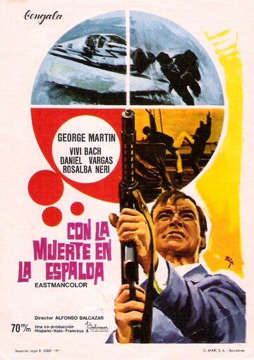 Постер фильма «Con la muerte a la espalda»