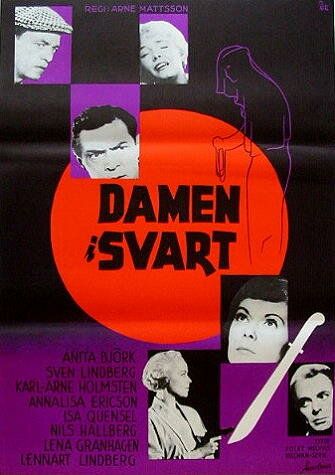 Постер фильма «Damen i svart»