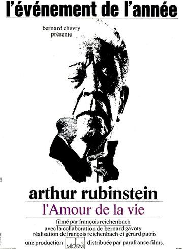 Постер фильма «Артур Рубинштейн — Любовь к жизни»
