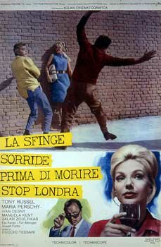 Постер фильма «La Sfinge sorride prima di morire - Stop Londra»