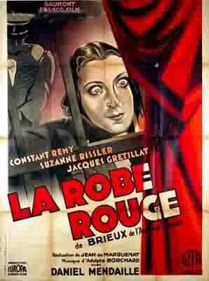 Постер фильма «La robe rouge»
