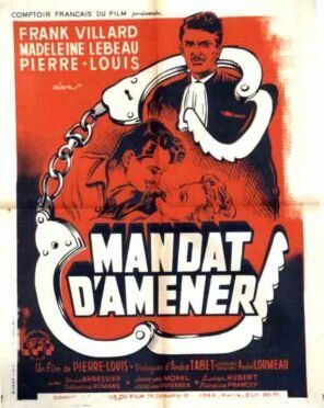Постер фильма «Mandat d'amener»