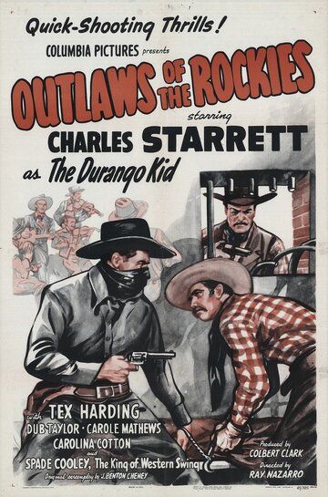 Постер фильма «Outlaws of the Rockies»
