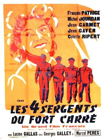 Постер фильма «Les quatre sergents du Fort Carré»