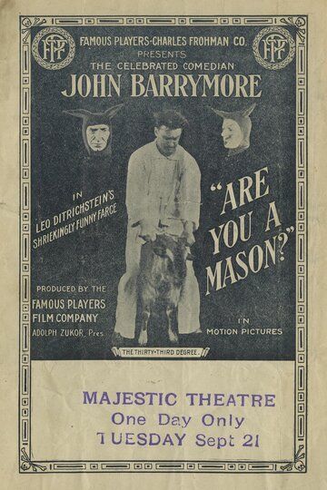 Постер фильма «Are You a Mason?»