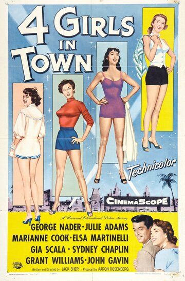 Постер фильма «Four Girls in Town»