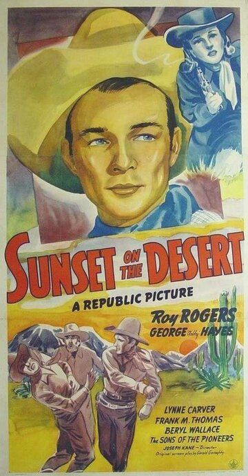 Sunset on the Desert