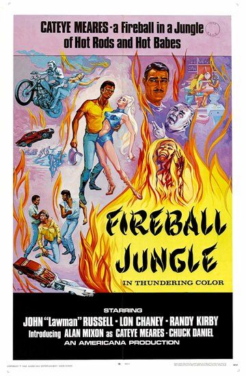 Постер фильма «Fireball Jungle»