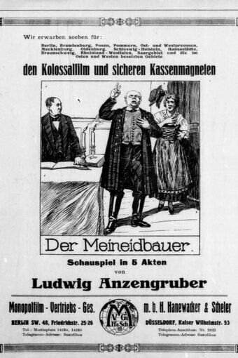 Постер фильма «Der Meineidbauer»