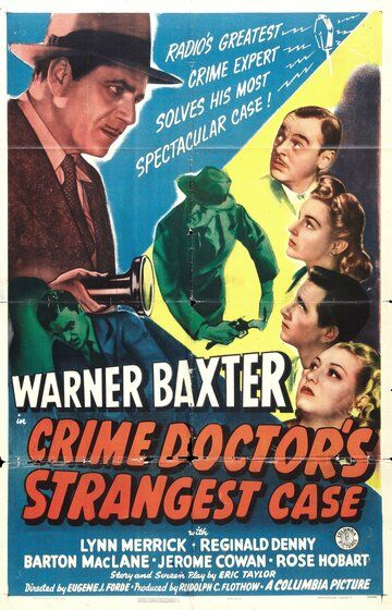 Постер фильма «Crime Doctor's Strangest Case»