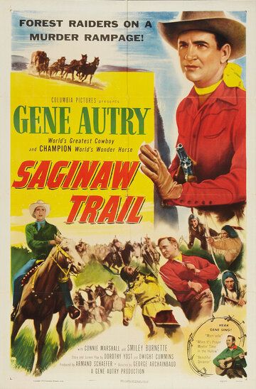 Постер фильма «Saginaw Trail»