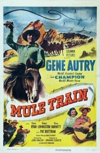 Постер фильма «Mule Train»