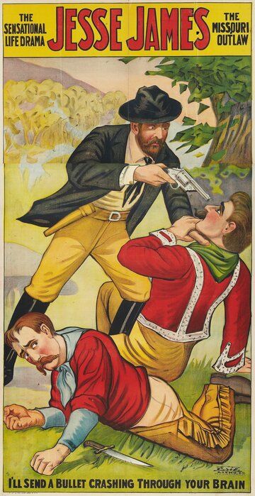 Постер фильма «Jesse James as the Outlaw»