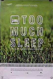 Постер фильма «Too Much Sleep»