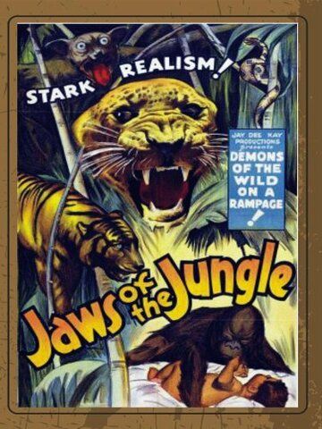 Постер фильма «Jaws of the Jungle»