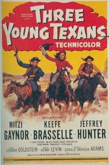 Постер фильма «Three Young Texans»