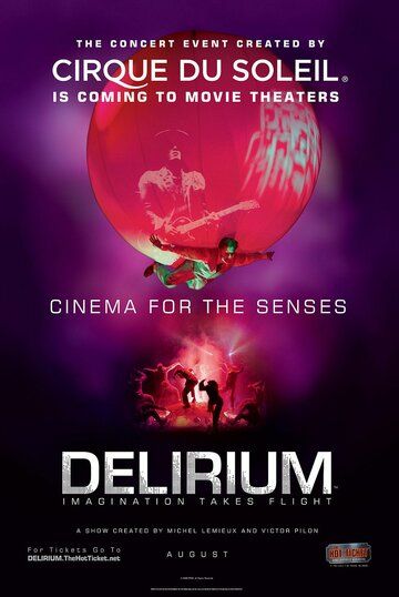 Постер фильма «Cirque du Soleil: Delirium»