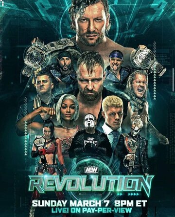 Постер фильма «All Elite Wrestling: Revolution»
