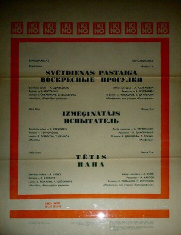 Постер фильма «Воскресные прогулки»