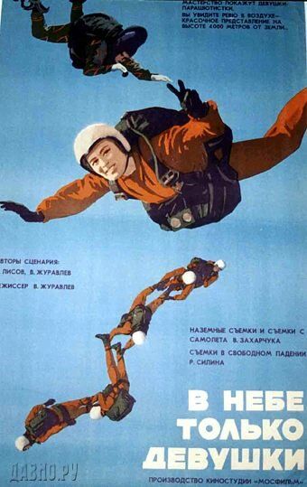 Постер фильма «В небе только девушки»