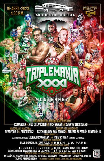 Постер фильма «AAA: TripleMania XXXI Monterrey»