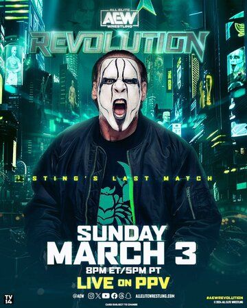 Постер фильма «All Elite Wrestling: Revolution»